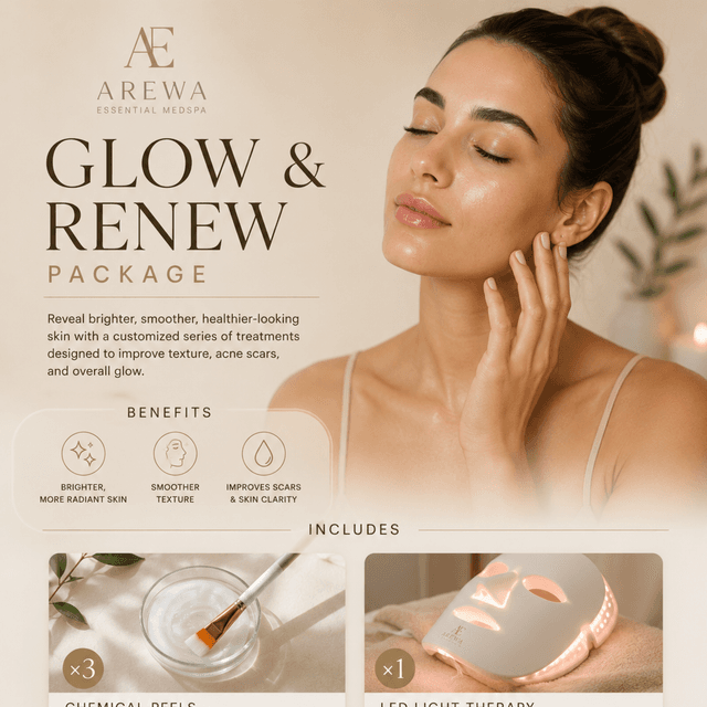 Glow & Renew Package at Arewa Essential Medspa in Mamaroneck, NY
