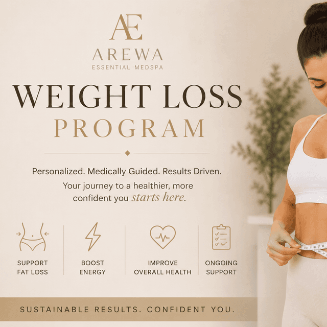 GLP-1 Weight Loss Membership at Arewa Essential Medspa in Mamaroneck, NY